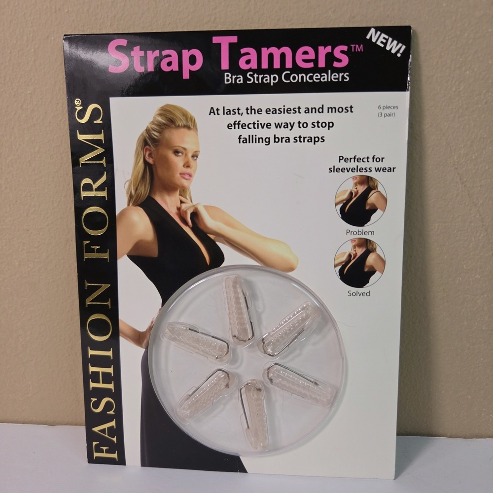 Strap Tamers Reusable Bra Concealers by Fashon Forms - 1 pack od 6